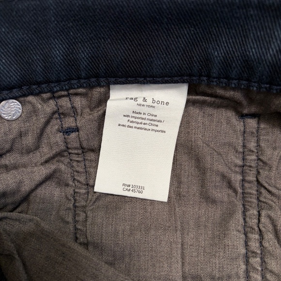 Rag & Bone Men's Fit 1 Skinny Dark Blue Slim Jeans Size 32x32 - Picture 5 of 5